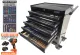 Custom Series Roller Cabinet BLK/BLK - 241PC Metric/SAE - FOAMED